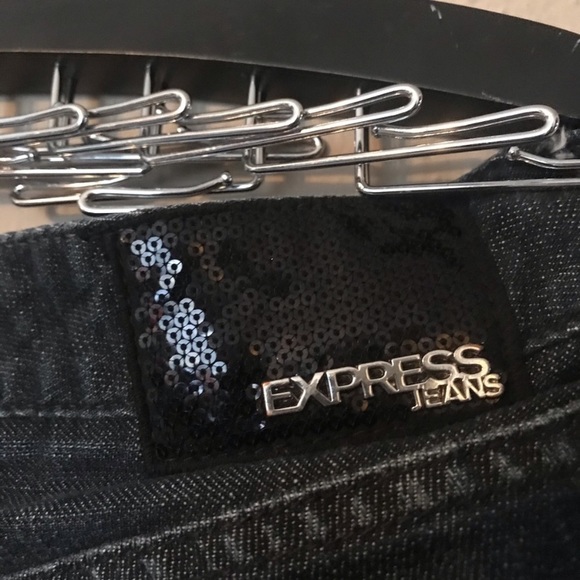 EXPRESS JEANS Embellished Bootcut size 8 - Picture 6 of 6